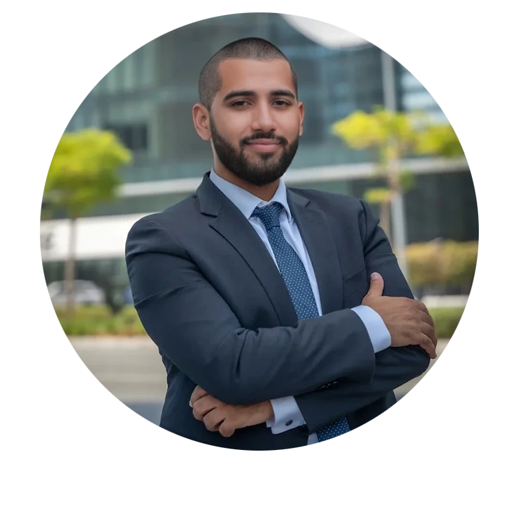 Photo miniature d'un agent immobilier en costume jeun homme de 30 ans, barbe courte et soignée